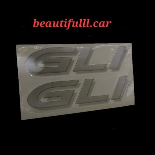 طقم استكر GLI كامري لون فضي