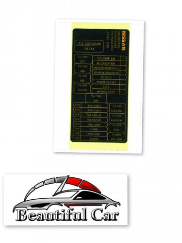 استكر نيسان تعليمات