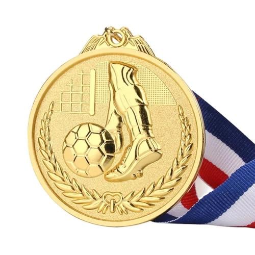 ميدالية كرة قدم ذهبية