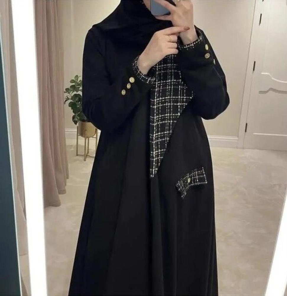 إستخدامات قماش الشانيل كإضافات للعبايات إستخدامات قماش الشانيل كإضافات للعبايات