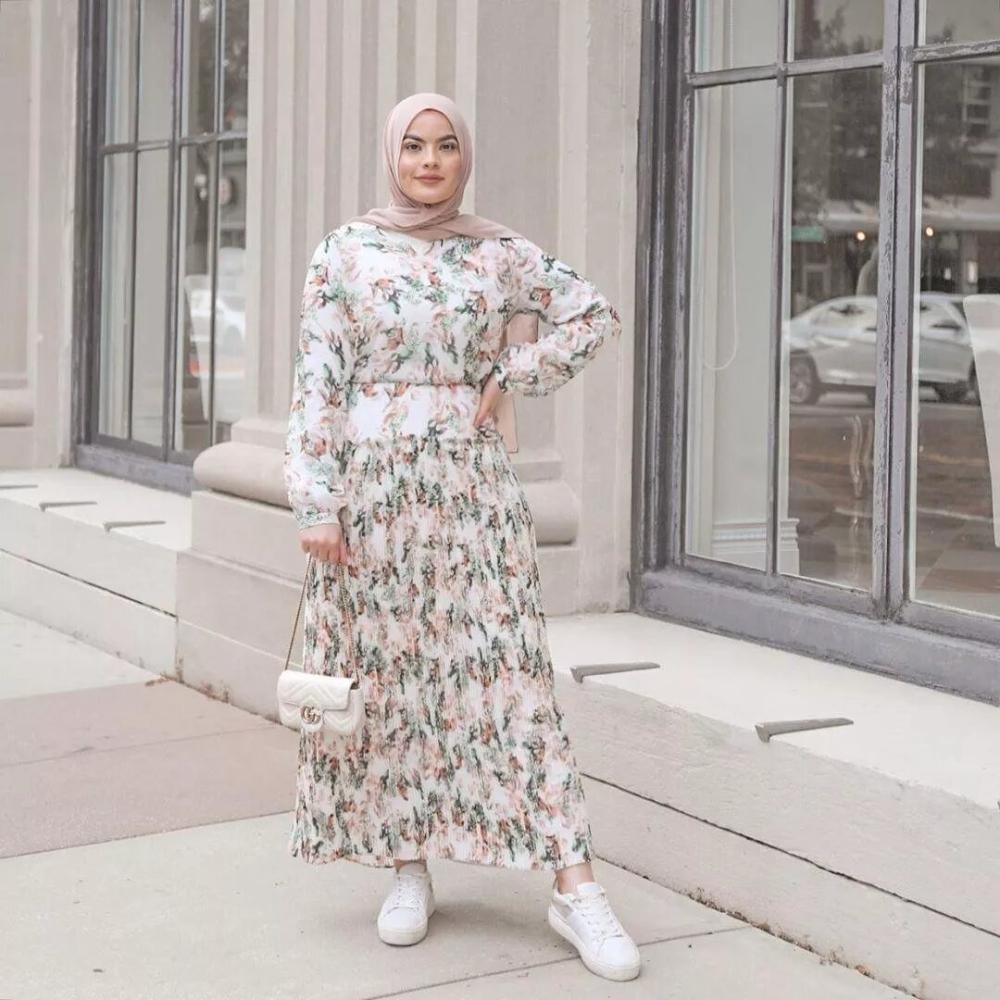 فساتين ربيعية مبهجة للمحجبات 2020