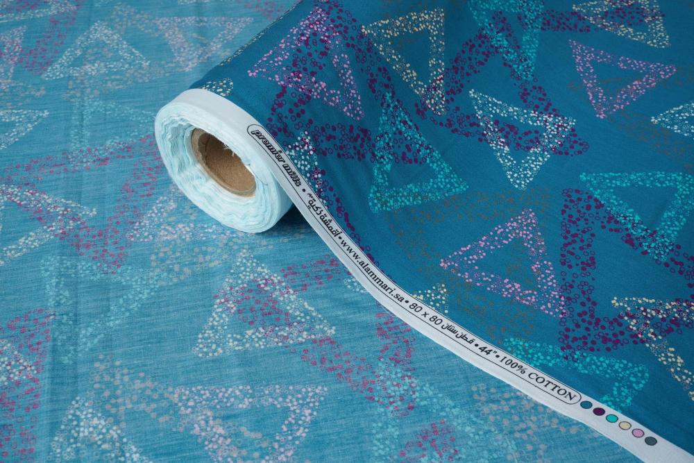 قطن ستان ديجيتال برنت مشجر