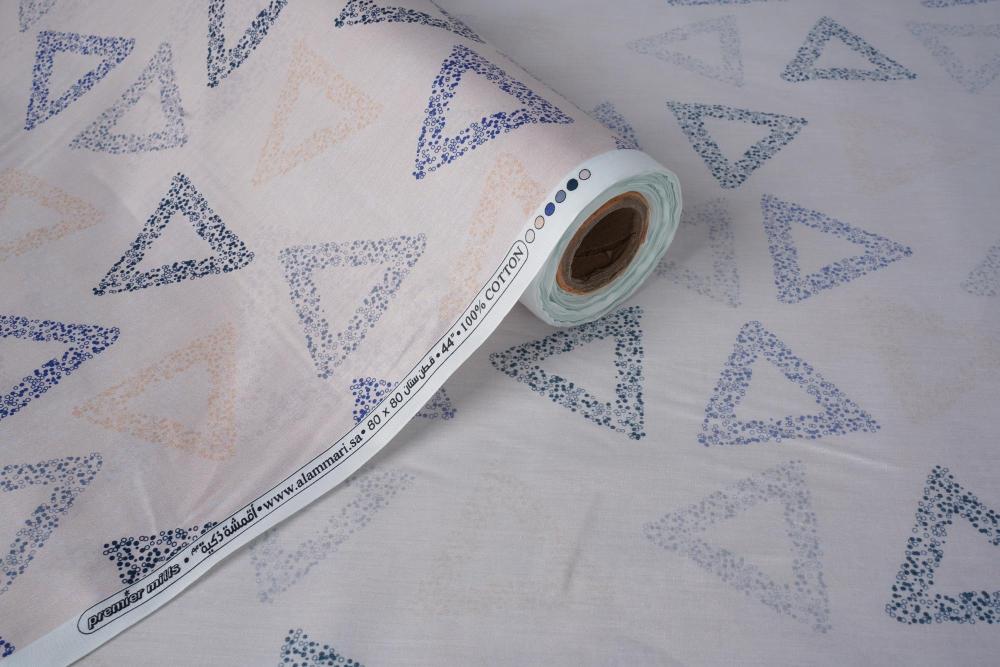 قطن ستان ديجيتال برنت مشجر