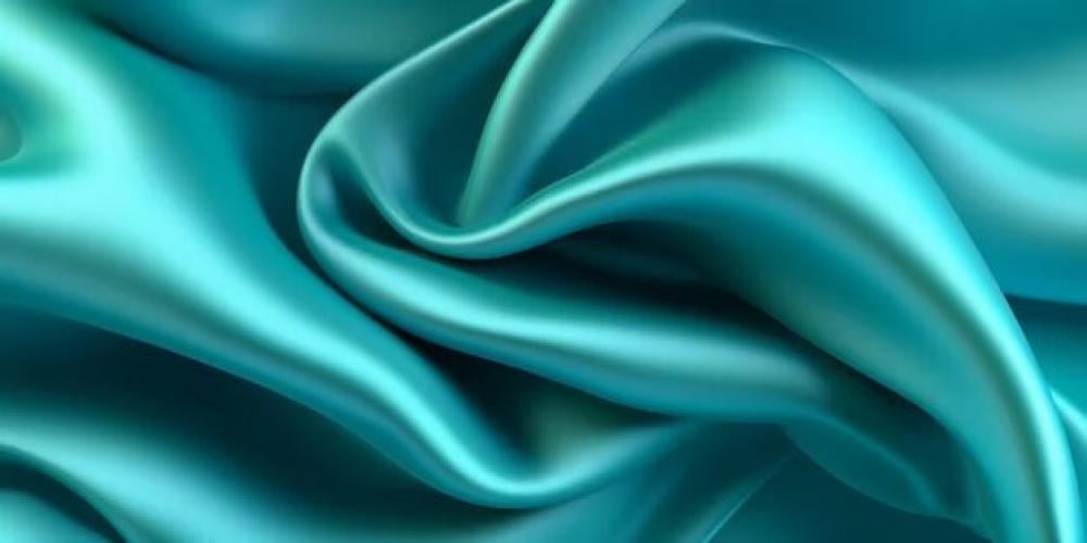 تألقي في إطلالة ناعمة من قماش لون تيفاني تألقي في إطلالة ناعمة من قماش لون تيفاني