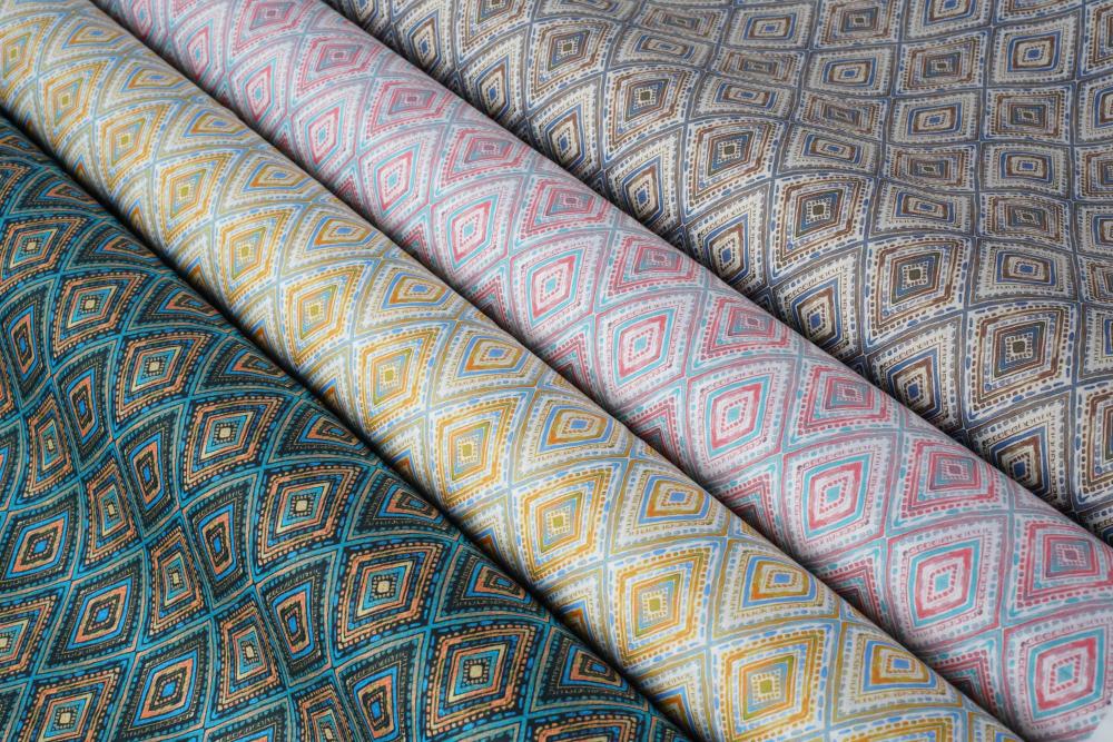 قطن ستان ديجيتال برنت مشجر