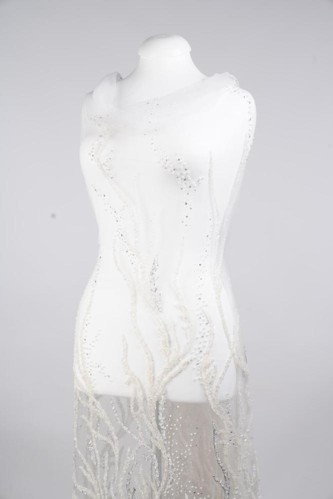 قطع سهرات تل مطرز