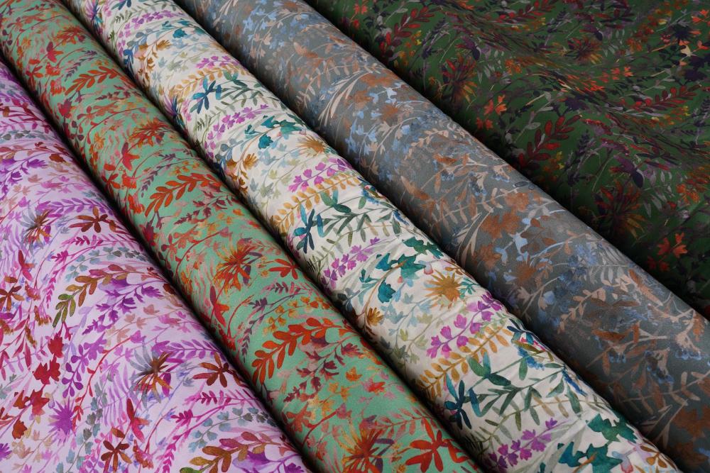 قطن ستان ديجيتال برنت مشجر