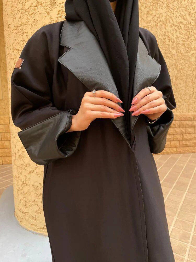 قماش الجلد لطلة جريئة ودافئة بفصل الشتاء