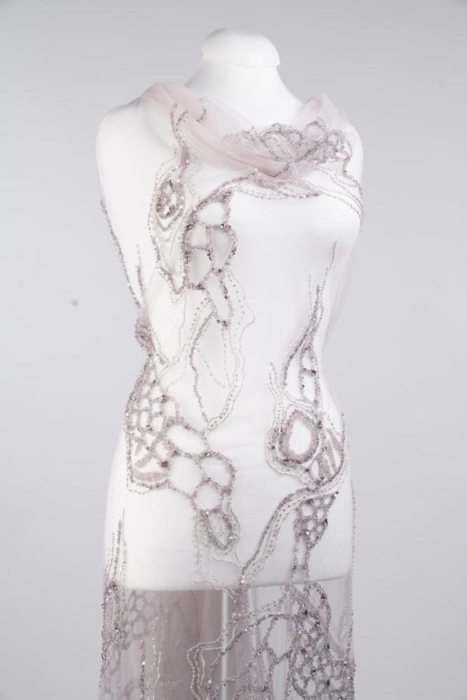 قطع سهرات تل مطرز