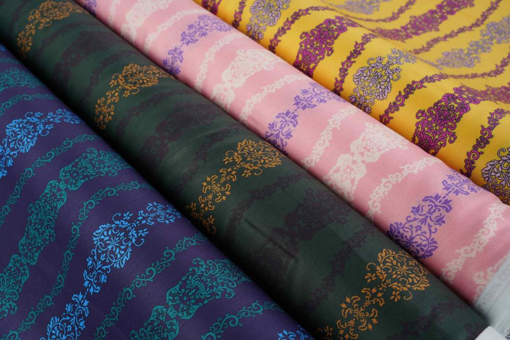 قطن ستان مشجر