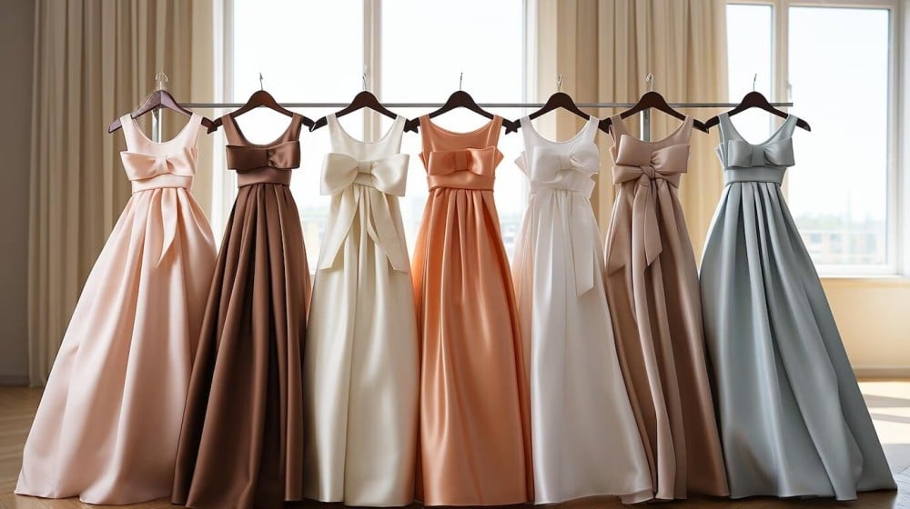 أحدث صيحات الألوان لفساتين