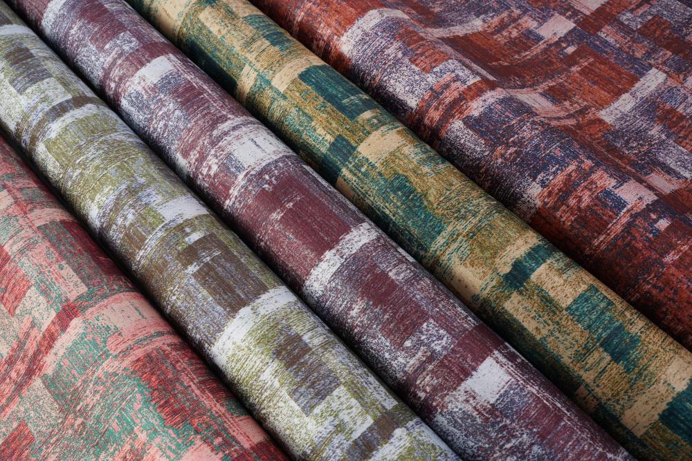 قطن ستان مشجر