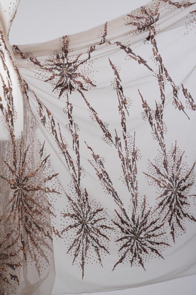 قطع سهرات تل مطرز