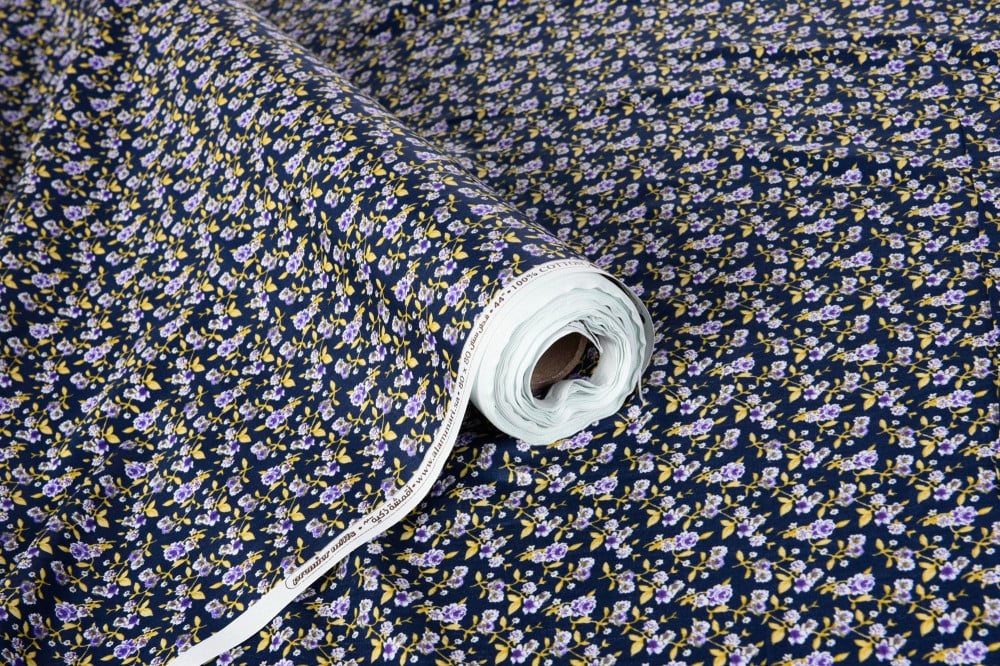 قطن ستان مشجر