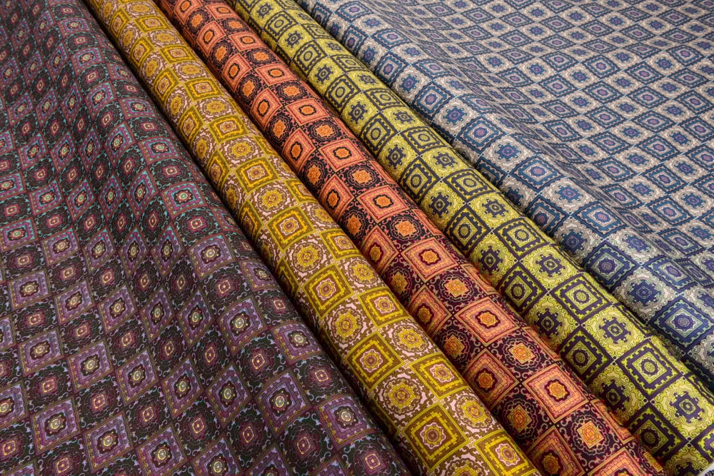 قطن ستان مشجر