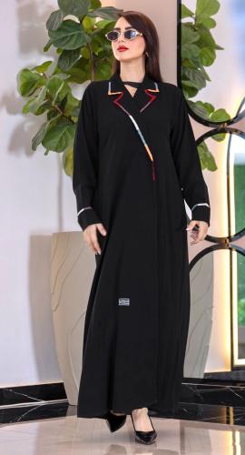 عباية ملكي قلاب ملون دردوز