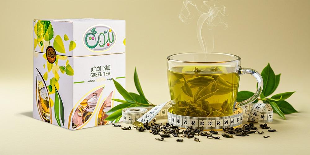فوائد الشاي الأخضر للكرش نبوت