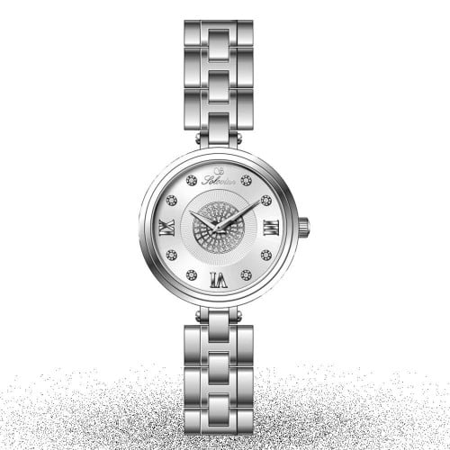 SL5290 ساعة نسائية ستانلس ستيل