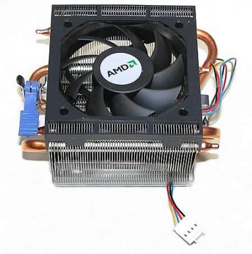 AMD Processor Cooler Heatsink with Copper Base and Cooling Fan for AM2 and AM3 Sockets and up to 140W Processors for Desktop PC