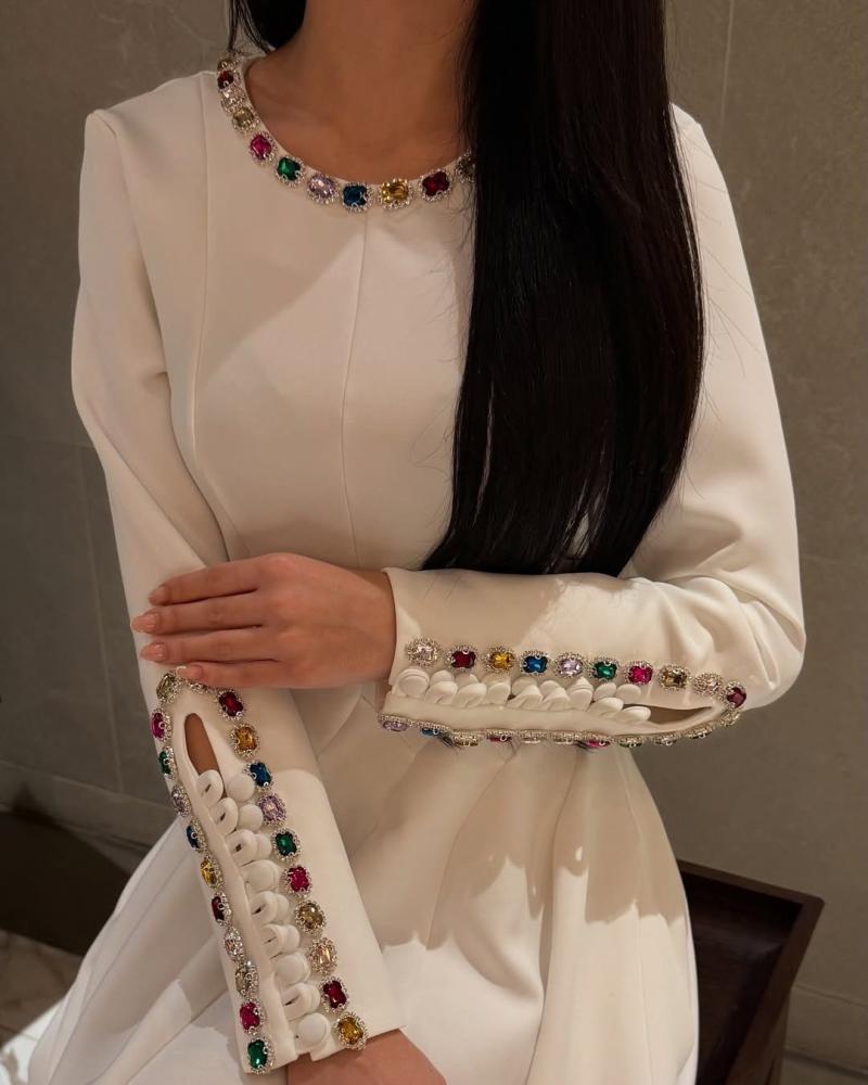 فستان العيد فخم وساتر