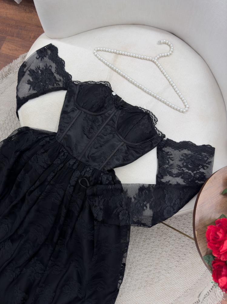 فستان دانتيل راقي -فستان رنا