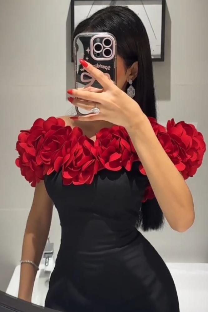 فستن سهره طويل وانيق باربي مورد