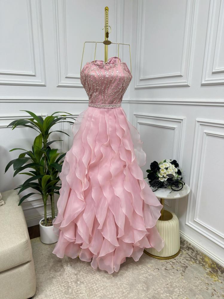 فستان سهره بقصه كلاسيكي دبل كلوش