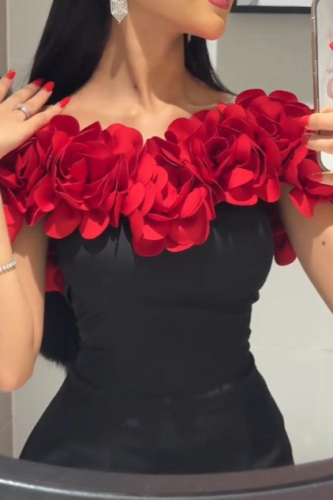 فستن سهره طويل وانيق باربي مورد