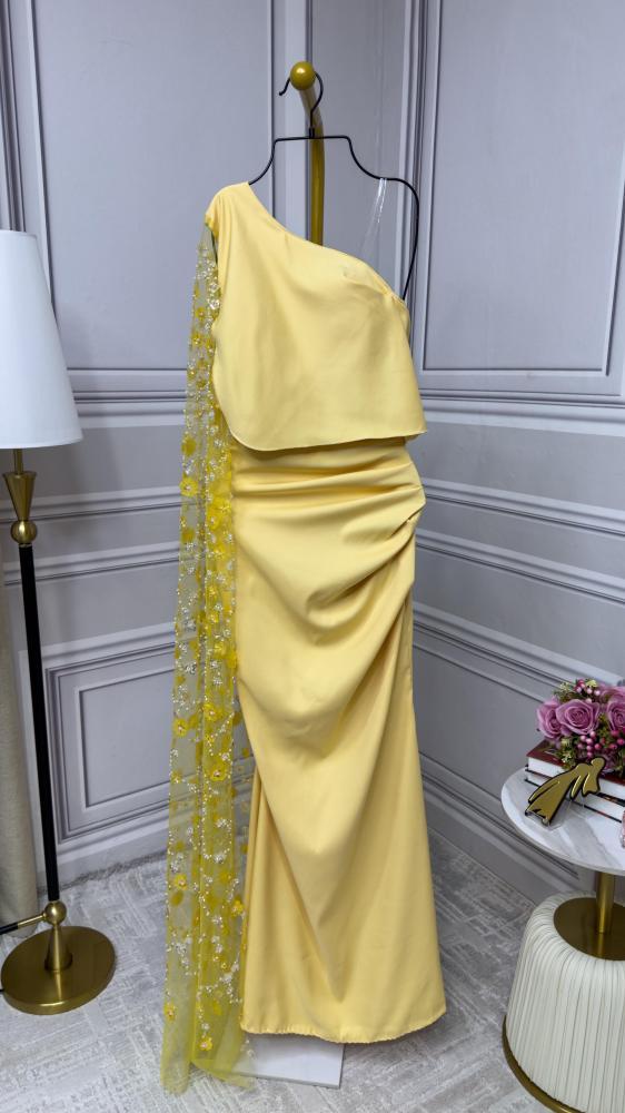 فستان باربي مزين بترتر -فاشن