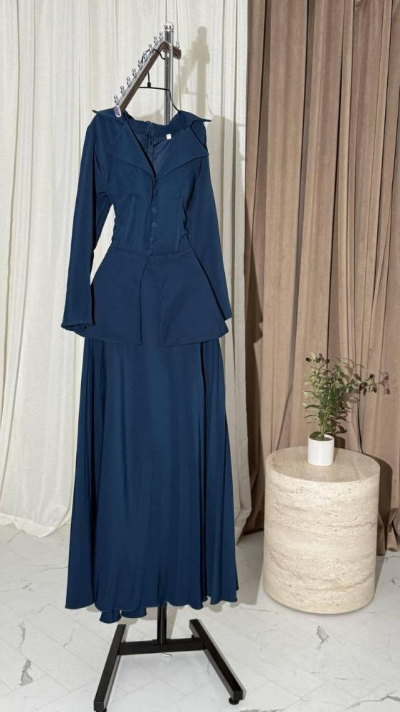 فستان سهره جديد بكسرات بوليسية فاخرة