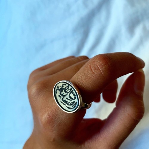 خاتم رجالي بالاسم حسب الطلب
