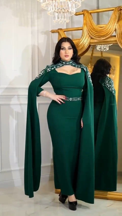 فستان سهره زيتي