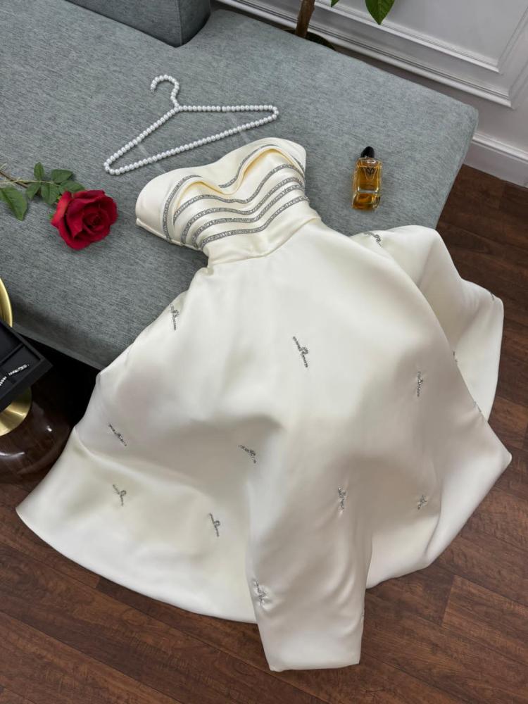 فستان العيد فخم بخامه ميكادو راقي