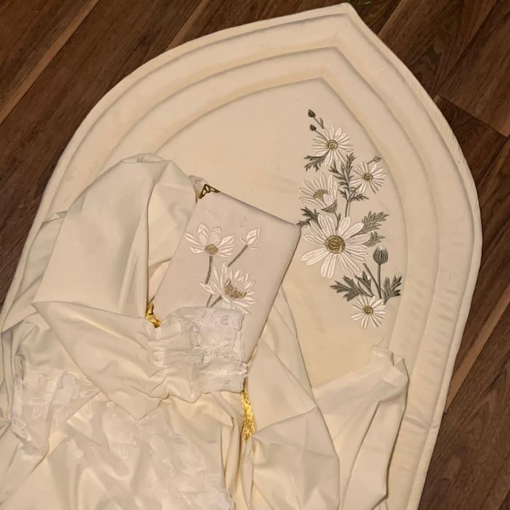 طقم صلاة مصحف وسجادة قطن وشرشف