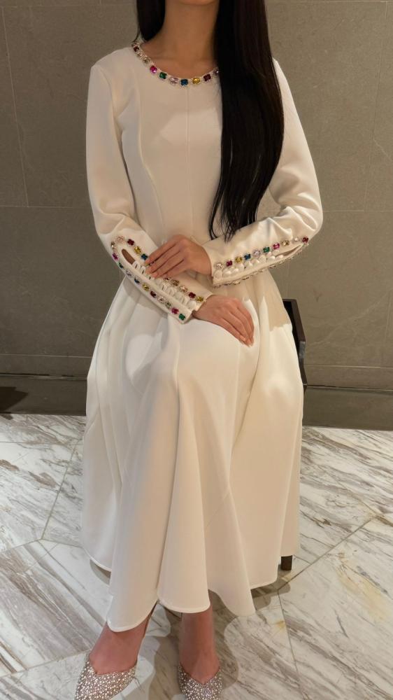 فستان العيد فخم وساتر