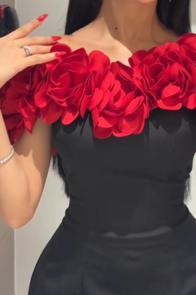 فستن سهره طويل وانيق باربي مورد