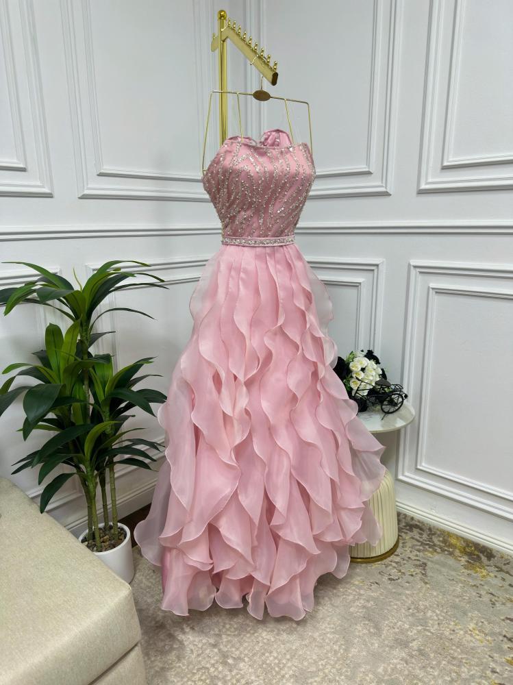 فستان سهره بقصه كلاسيكي دبل كلوش