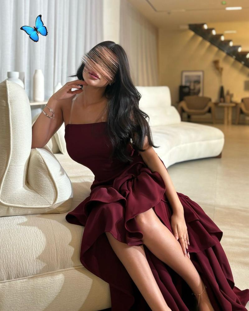 فستان سهرة خامة لكرا كريب استرتش