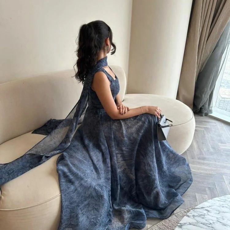 فستان سهره كحلي