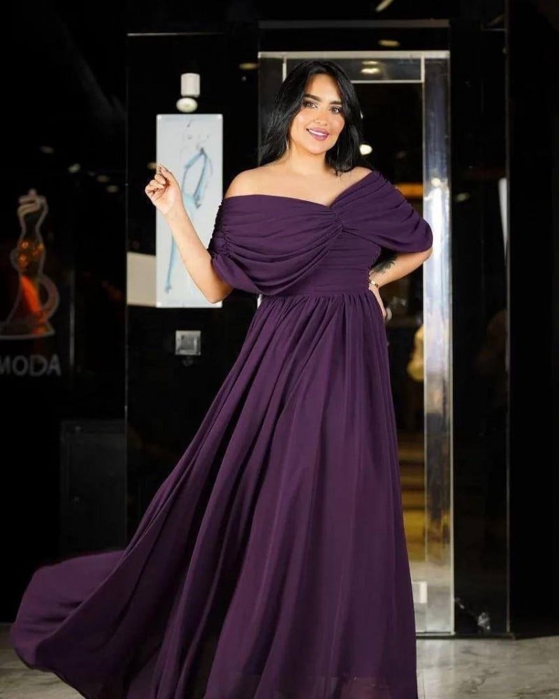 فساتين سهره حرير انيق