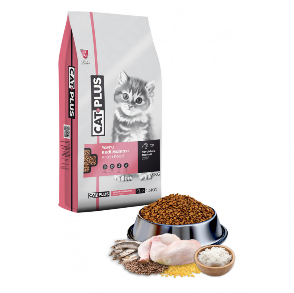 CATPLUS Dry Food for Kittens Chicken and Anchovy 15 kg