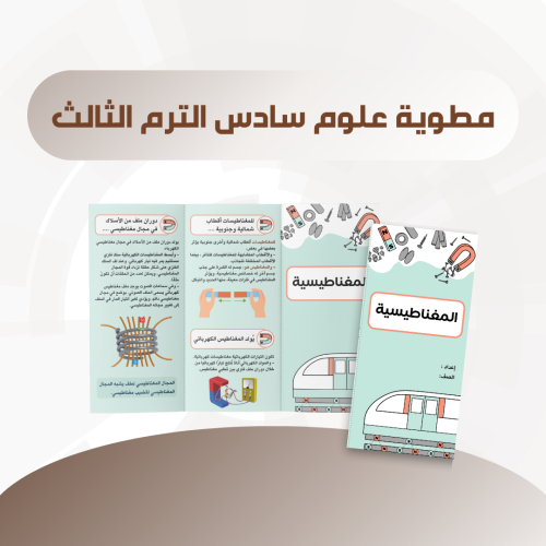 مطوية المغناطيسية سادس الترم الثالث