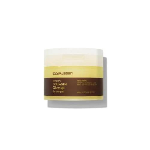 EQQUALBERRY Collagen Glow Up Gel Toner Pads تونر باد الكولاجين من ايكولبيري