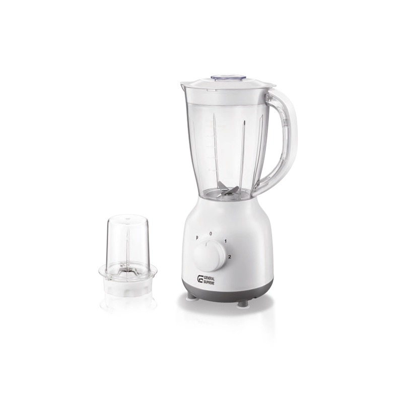 General Supreme Electric Blender, 1.5 Liter with Grinder, 450 Watt, White