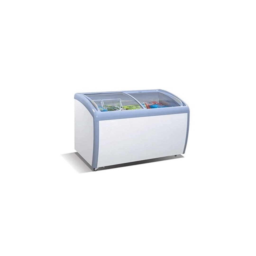 فريزر بانكول مقوس سحاب أفقي زجاج 260 لتر موديل 260  XS-260YX