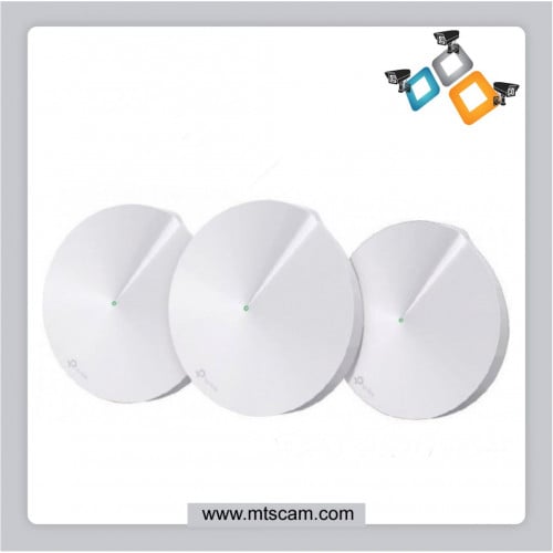 ثلاث أجهزة تي بي لينك Deco M9 Plus ،واي فاي منزلي ،اتصال حتى 100 جهاز