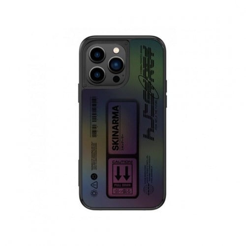 كفر حماية من سكن ارما مع مسكة للايفون 14 برو ماكس - اللون اسود