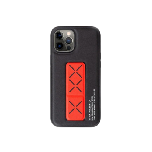 كفر حماية مورفيكس فيفا مدريد للايفون 13برو مع مسكه وستاند - احمر