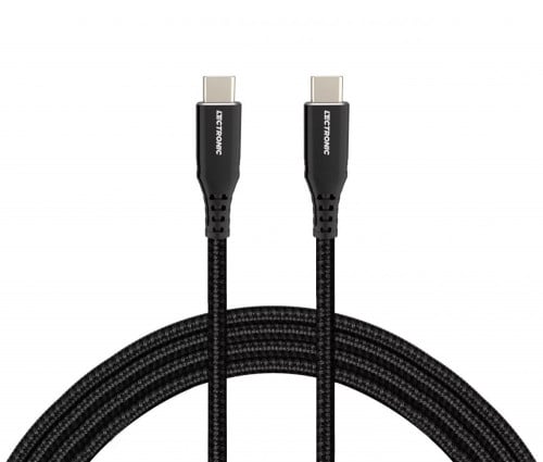 كيبل اليكترونك من تايب سي الى تايب سي 1.5متر - اسود