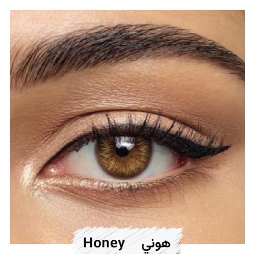 عدسات ديفاين يومية 10 حبات - عسلي Honey